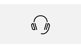 CCC - Customer service headset icon in grey background