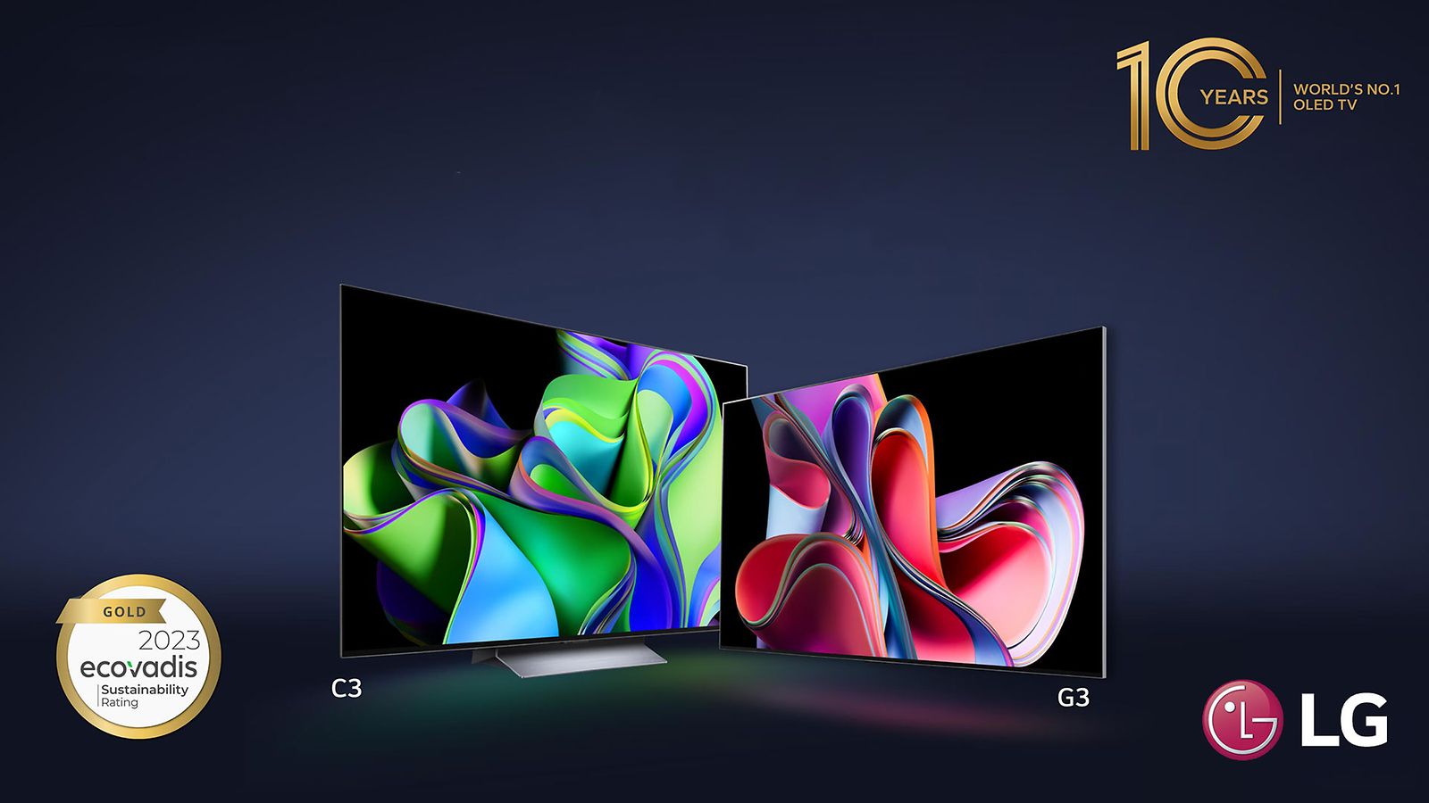 LG OLED evo TV med Ecovadis-prisen og 10 år som verdens nummer 1 innen OLED-TV-er