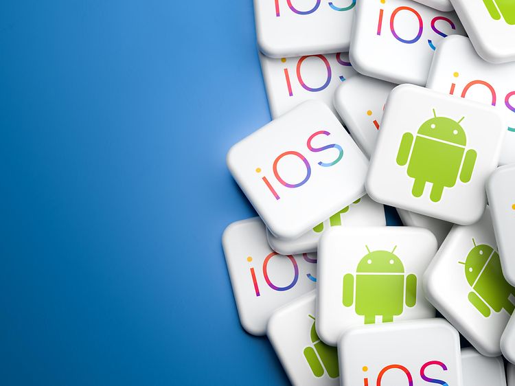 Android and IOS-symbols