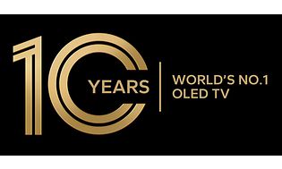 LG feirer 10 år som verdens nr. 1 OLED TV