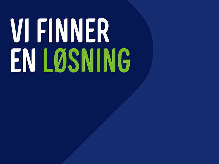 Banner: Vi finner en løsning