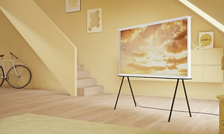 Samsung The Serif TV med et unikt og ikonisk design