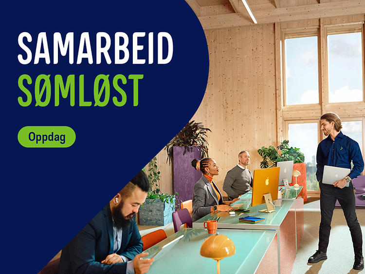 Samarbeid sømløst med Apple produkter