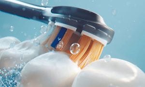 Philips Sonicare elektrisk tannbørste som pusser tenner