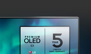 LG OLED TV med 5 års panelgaranti