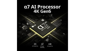 LG OLED TV B3 sin a7 AI Prosessor 4K Gen6