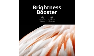 LG OLED TV C3 og teksten Brightness booster