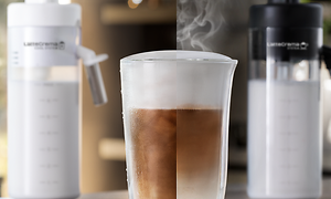 Cappuccino laget med Delonghi Eletta Explore kaffemaskiner Cold Extraction-teknologi