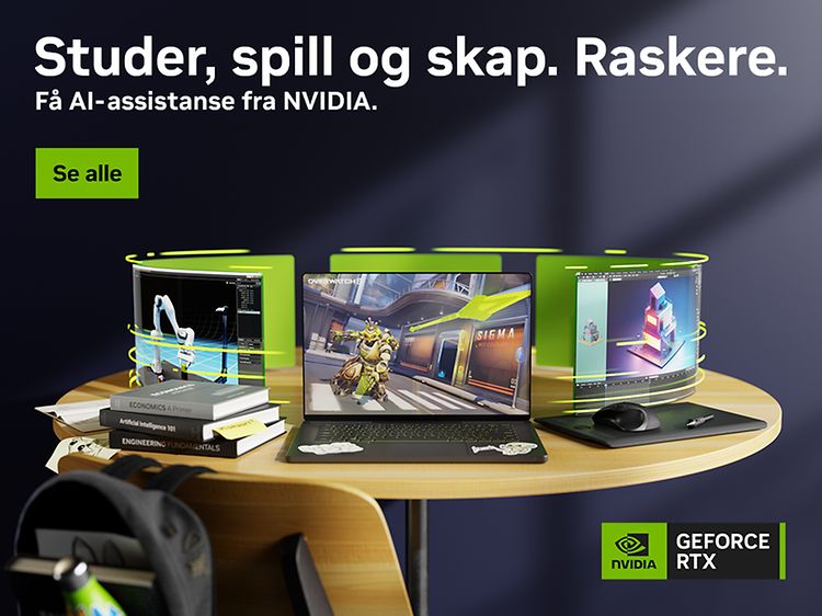 Back to School-banner med teksten Studer, spill og skap. Raskere