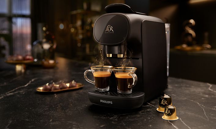 Lor kapselkaffemaskin - Barista Sublime Passione Rossa Ferrari