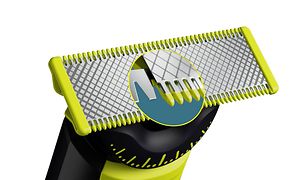 Nærbilde av Philips OneBlade Pro 360s barberblader
