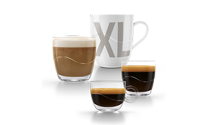 Senseo kaffe i XL-kopp, latte, vanlig kaffe og espresso