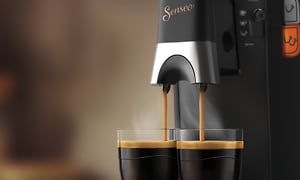 Senseo Select kapselmaskin som brygger to kopper kaffe samtidig