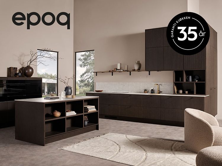 Epoq-kjøkken med 35 års garanti logo