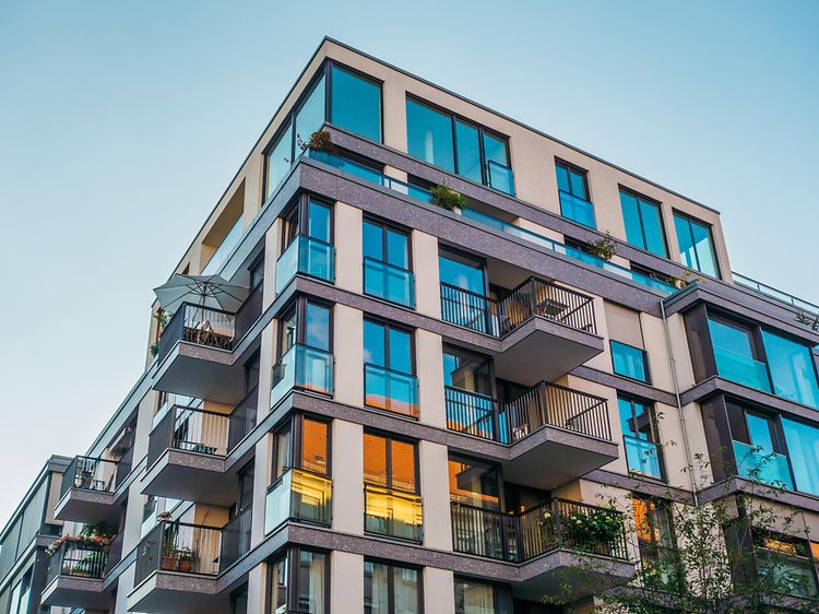 Smart home - smart home security - apartment from outside