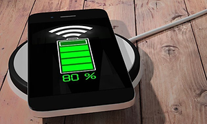 Phone charging on wireless charger