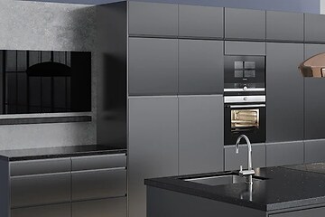 Integra Black is an elegant, deep black model that fits perfectly into the modern home