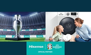 Kjøp utvalgte Hisense-produkter og få penger tilbake og sjansen til å vinne billetter til UEFA EURO2024