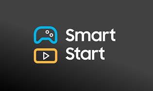 Illustrert kontroller og Play-knapp med teksten Smart Start