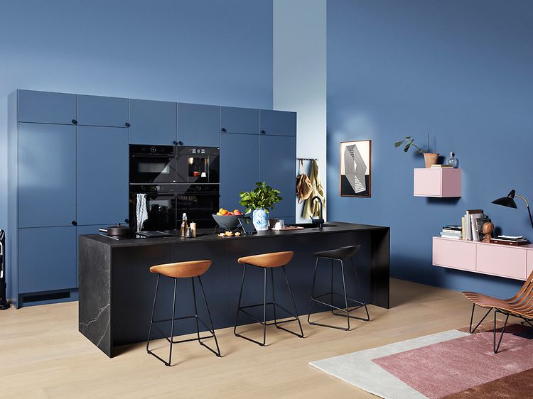 Blått kjøkken Trend Blue Grey