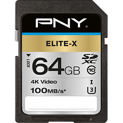 Product image of PNY Elite-X SDXC memory card