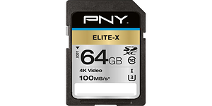 Product image of PNY Elite-X SDXC memory card