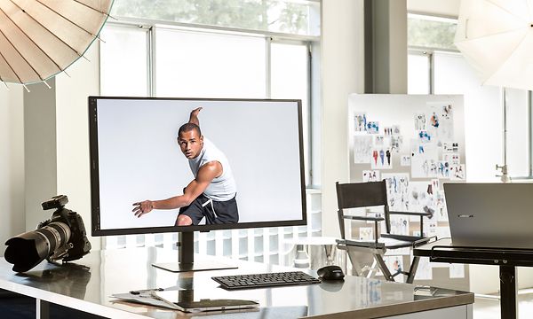 Samsung ViewFinity-skjerm med flere porter for enkelt oppsett