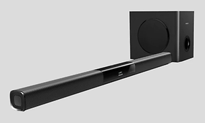 Lydplanke og subwoofer