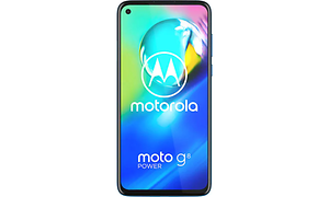 Motorola Moto G8 Power forside fargeskjerm