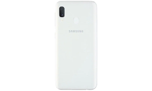 Galaxy A20e hvit bakside kamera