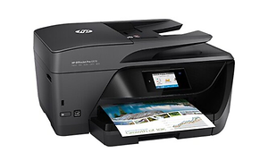sort hp-printer med utskrift av bilde