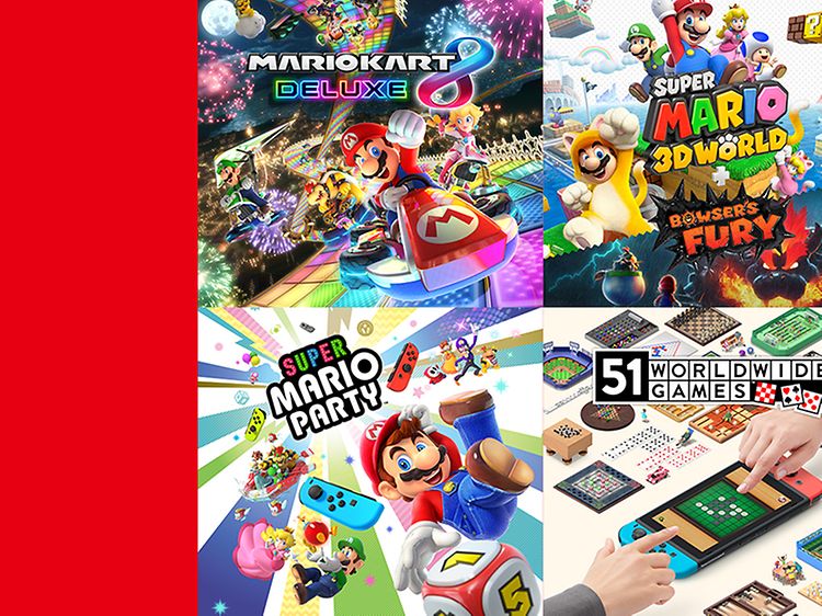 Banner med spill til Nintendo Switch