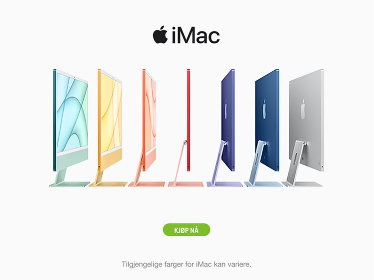 iMac (2021) - Kjøp nå